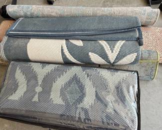 Assorted Machine-Woven Outdoor Area Rugs