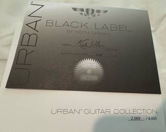 Keith Urban Black Label Platinum Limited Edition 30 Songs in 30 Days Guitar Experience Instructional Set