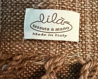 Lila Tessuto a Mano Style Scarf