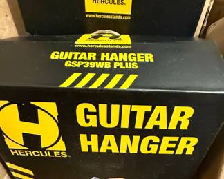 Hercules GSP39WB PLUS and RawRock Guitar Hangers