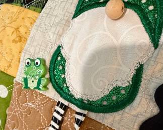 Kimberbell "Luck O' the Gnome" Bench Pillow and Gnome Accent Pillows
