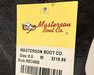 Masterson Boot Co. Cowboy Boots Style RBC4550