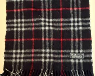 Vintage Burberrys of London Cashmere Scarf