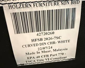 Holzern Furniture Curved Dining Set