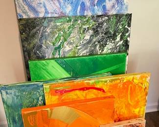 Abstract Style Canvas Paintings by Reed