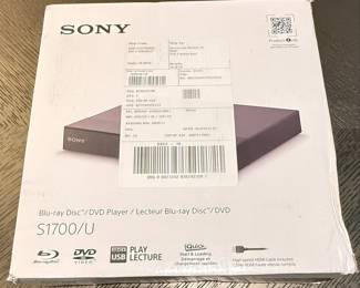 Sony BDP-S1700/U Blu-ray Disc/DVD Player (New)