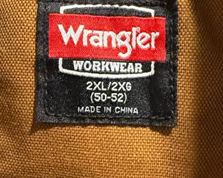 Wrangler Workwear Quilted Canvas Jacket