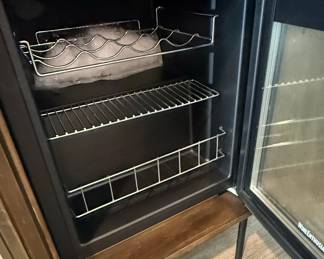 Mid-Century Modern Style Bar Cabinet with Wine Cooler (1 of 2)
