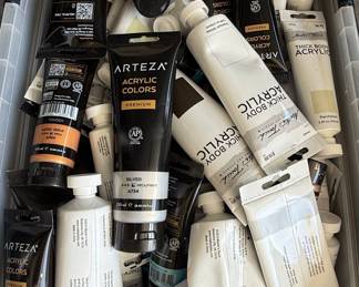 Arteza & Master's Touch Art Supply Bundle with RGM Palette Knives