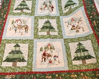 Santa's Tree Farm Style Quilt