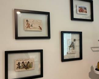 Louis Wain Framed Postcards