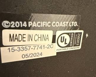 Pacific Coast Lighting Style Industrial Table Lamp