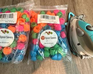Oliso M2Pro Mini Project Iron and New Brothread Spool Savers