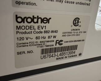 Brother Aveneer EV1-LE Limited Edition Sewing and Embroidery Machine