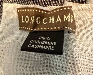 Longchamp 100% Cashmere Scarf