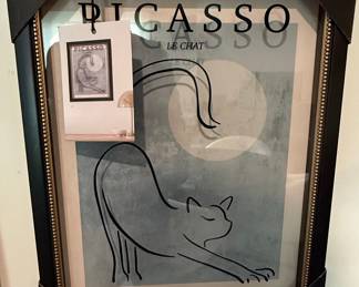 Anna Lischenko Style Picasso Le Chat Framed Print