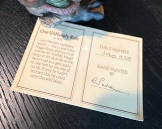 World of Krystonia One UnHaapfy Ride Figurine