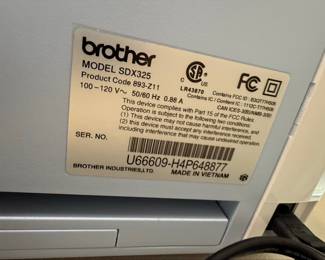 Brother SDX325 ScanNCut DX Innovis Edition