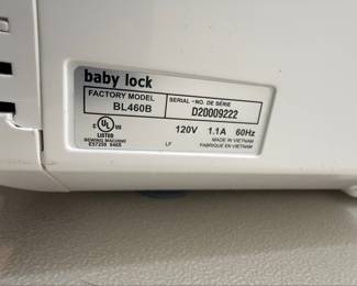 Baby Lock Vibrant BL460B Serger