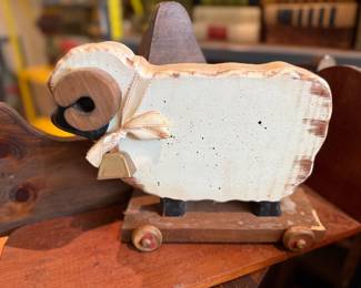 Wooden sheep