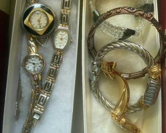 Costume watches and cocktail rings