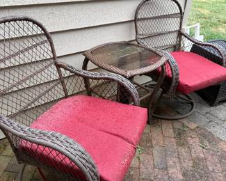 outdoor seating set