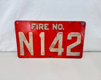 Vintage Thick Metal 14" Fire Plate