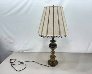 Vintage Mid Century Solid Brass Hollywood Regency Stiffel Table Lamp