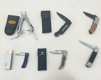 Lot of 6 Newer Folding Pocket Knives