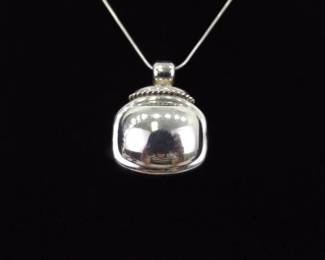.925 Sterling Silver Pendant Necklace