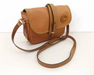 Vintage Dooney & Bourke All Weather Leather Calvary Body Bag