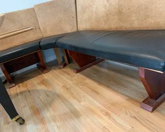#3	banquette bench with cushion 83x59 seat height 19"	 $100.00 			