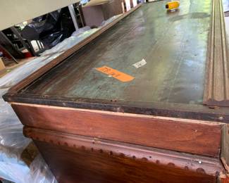 #211	as is cedar chest with small hiden cabinet top and large  44x19x14	 $75.00 