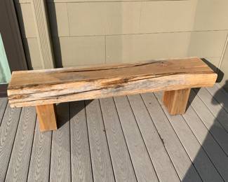 #251	log bench 60x12x16 solid HEAVY you move	 $100.00 #252	log bench 60x12x16 solid HEAVY you move	 $100.00 
