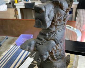 #216	1/2 scotty door stop 14 tall iron dog	 $20.00 			
