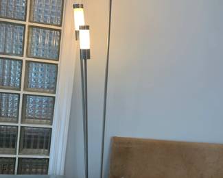 #68	Tall Silver Floor Lamp w/3 lights - 77" Tall	 $120.00 
