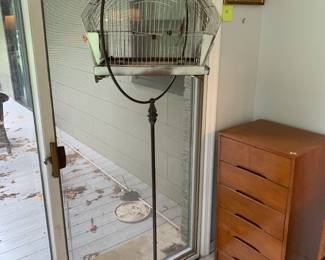 #47	Metal Bird Cage on Tall Stand - 67" Tall	 $100.00 
