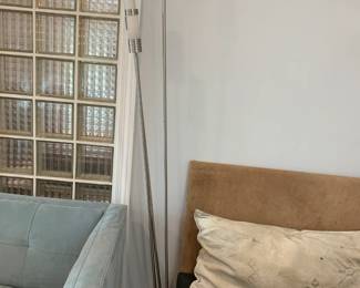#68	Tall Silver Floor Lamp w/3 lights - 77" Tall	 $120.00 