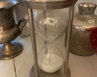 #116	Hour Glass - 12" Tall	 $40.00 
