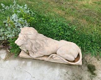 #77	Resin Lion 36" long x 18" Tall	 $20.00 