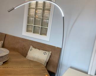#69	Curved Light Floor Lamp - Touch Lamp - adjustable arm - 7' Tall Approx	 $100.00 