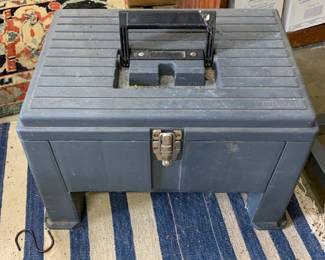 #197	portable stool tool box 	 $30.00 