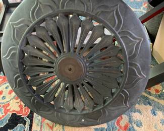 #242	iron round wall hanging you move 24 round	 $100.00 