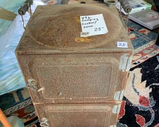 #250	Vtg Camping cooker oven 	 $25.00 