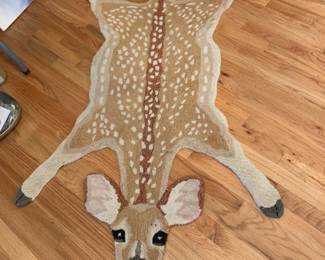 #95	Doe hooked  Rug - 59" Long	 $65.00 