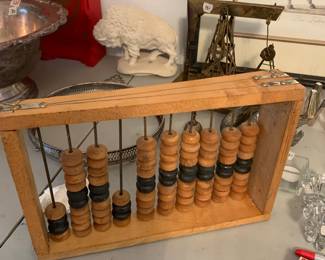 #123	Wood Abacus - 14x10	 $20.00 