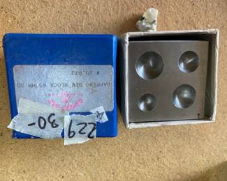 #229	Dapping Die Block 65 MM sq Grobit USA	 $30.00 