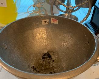 #109	Silverplate Fish Handled champagne Ice Bucket - Possibly Tommy Bahama	 $25.00 