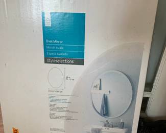 #192	mirror new in box  22x28 	 $30.00 