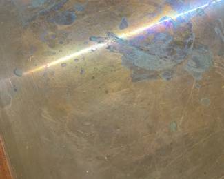 #200	copper counter top with wood trim 21x120	 $50.00 